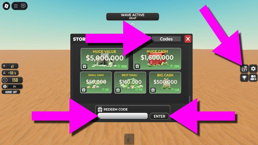 How to redeem Zombie War Tycoon codes