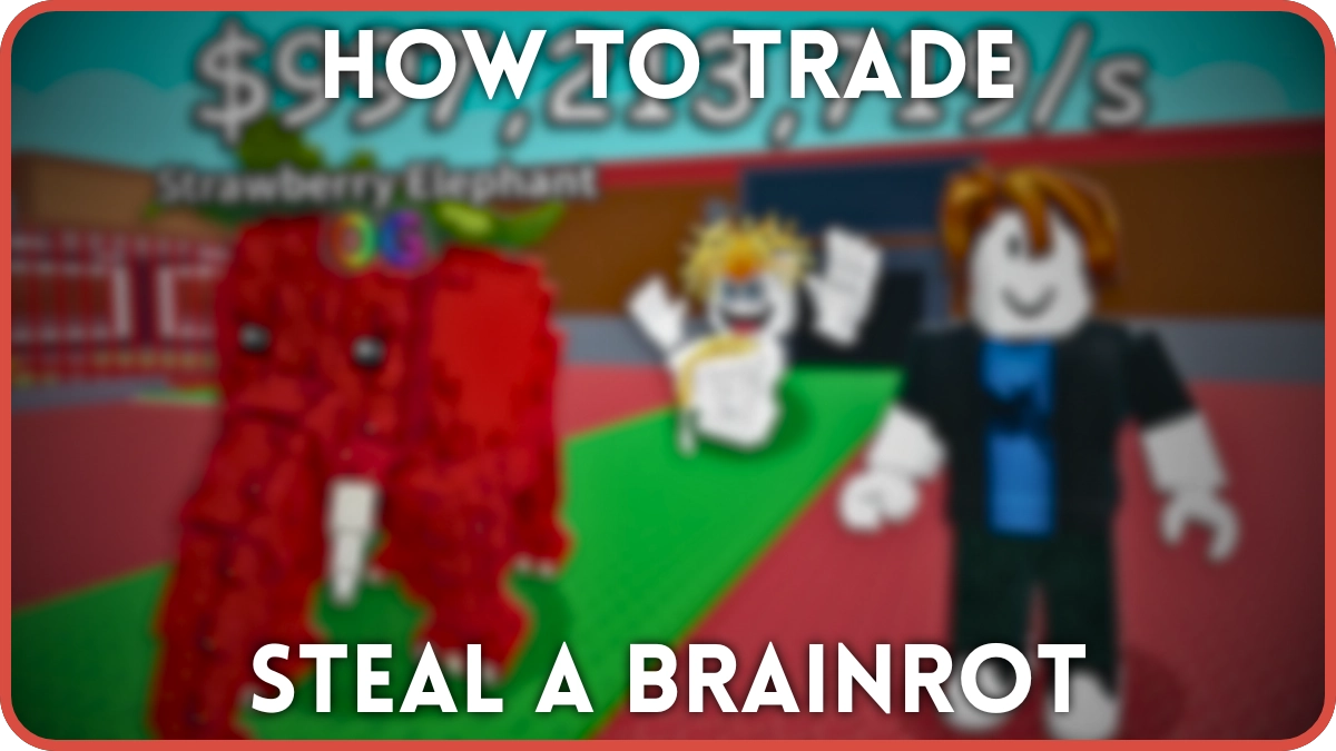 Cover image of Steal a Brainrot on Roblox.