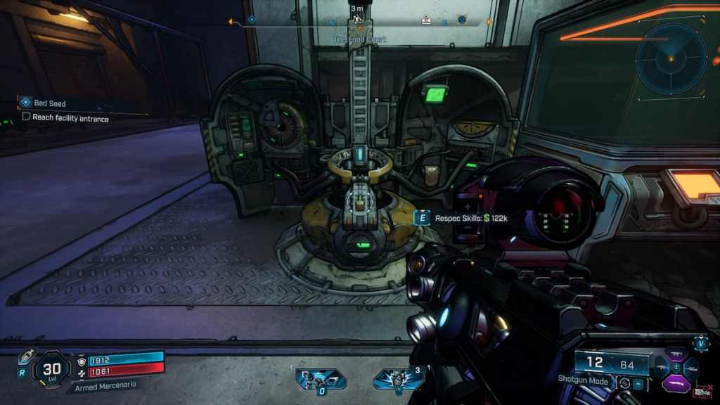 Borderlands 4 Respec Machine up close