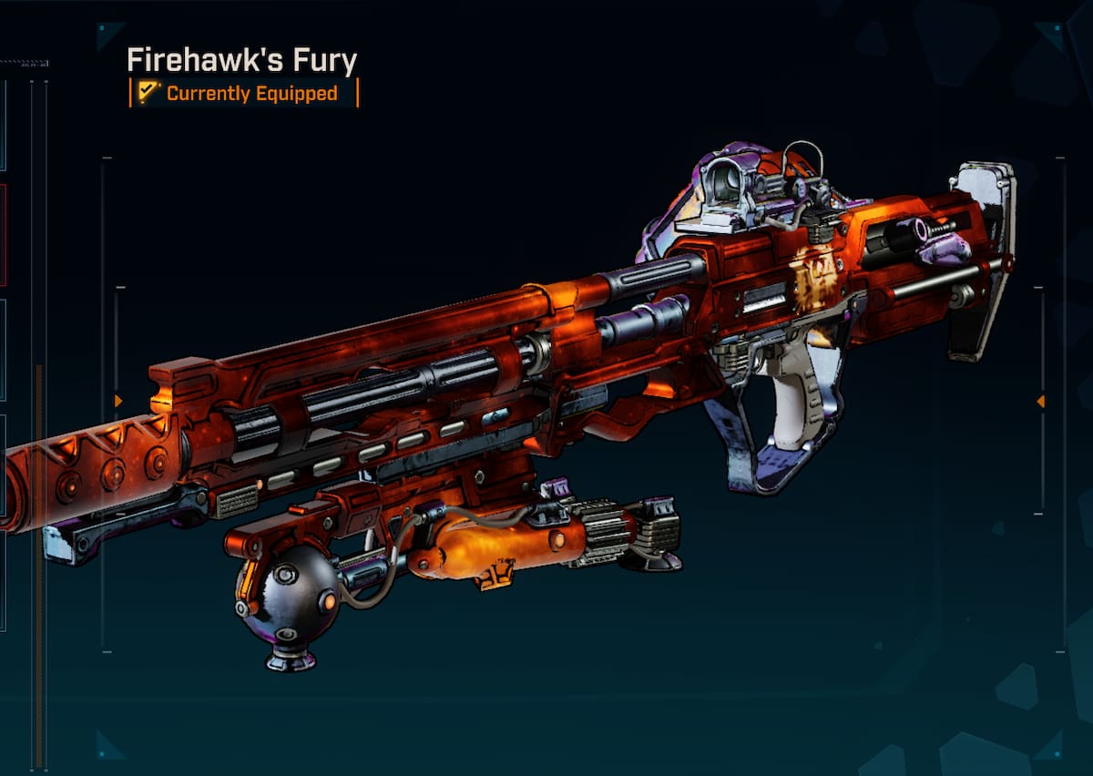 Firehawk skin in Borderlands