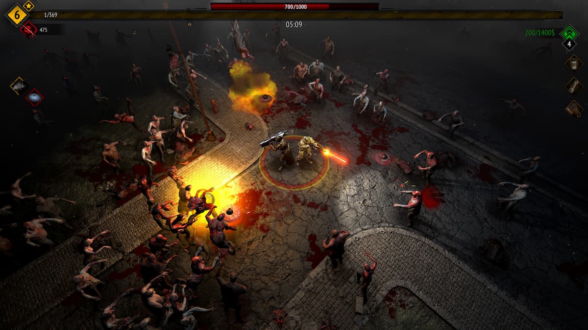 Yet Another Zombie Survivors gameplay screenshot
