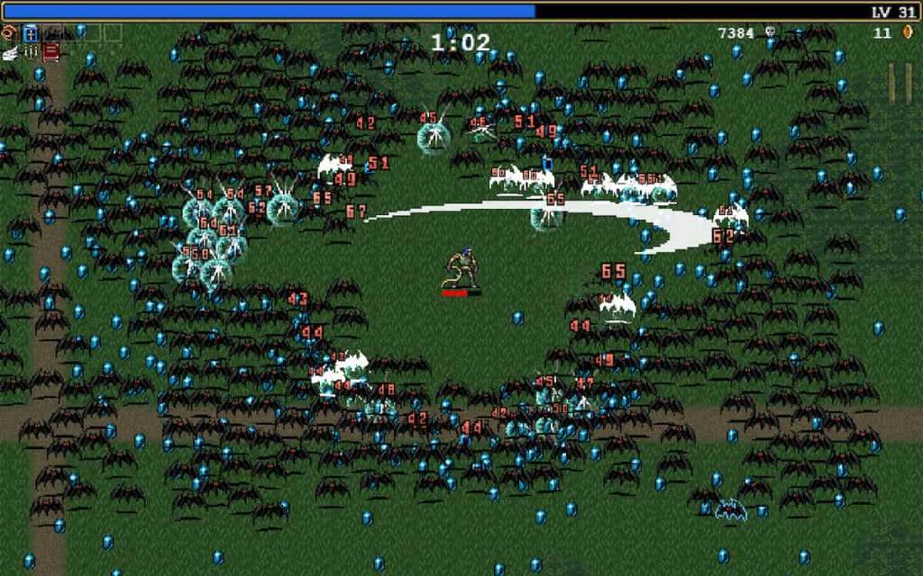 Vampire Survivors gameplay screenshot