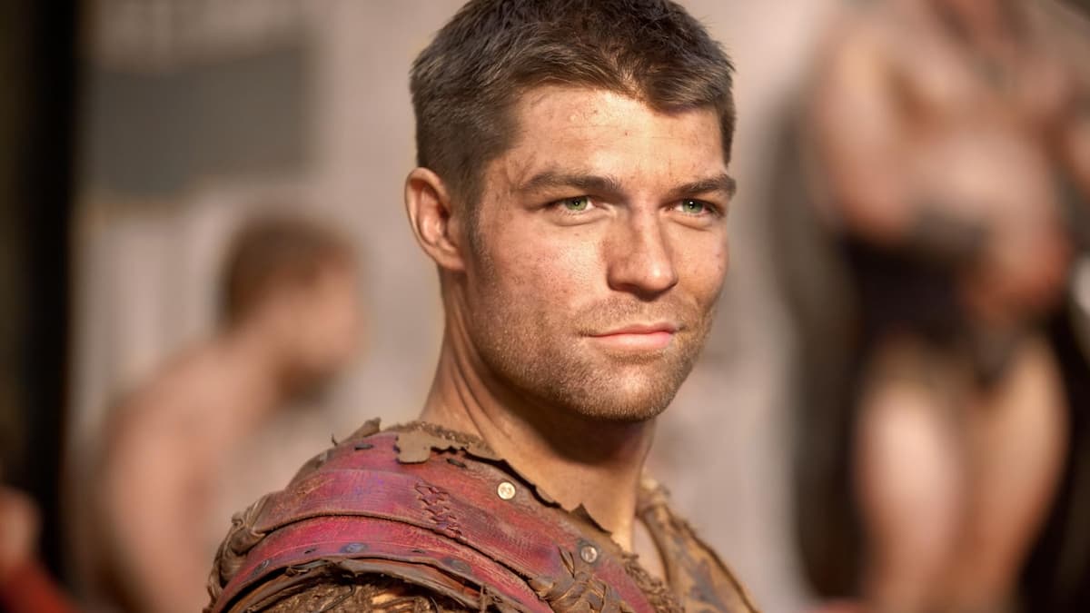 Liam McIntyre in Spartacus.