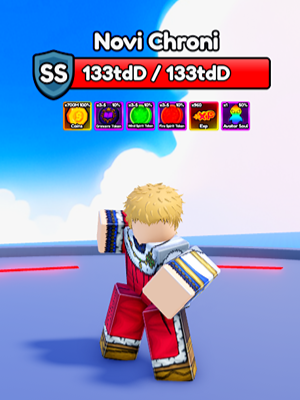 Novi Chroni Secret Boss from the Anime Eternal Roblox experience.