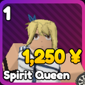 Spirit Queen (Evo) unit from Anime Rangers X Roblox experience.