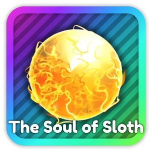 The Soul of Sloth from Anime Rangers X Roblox experience.