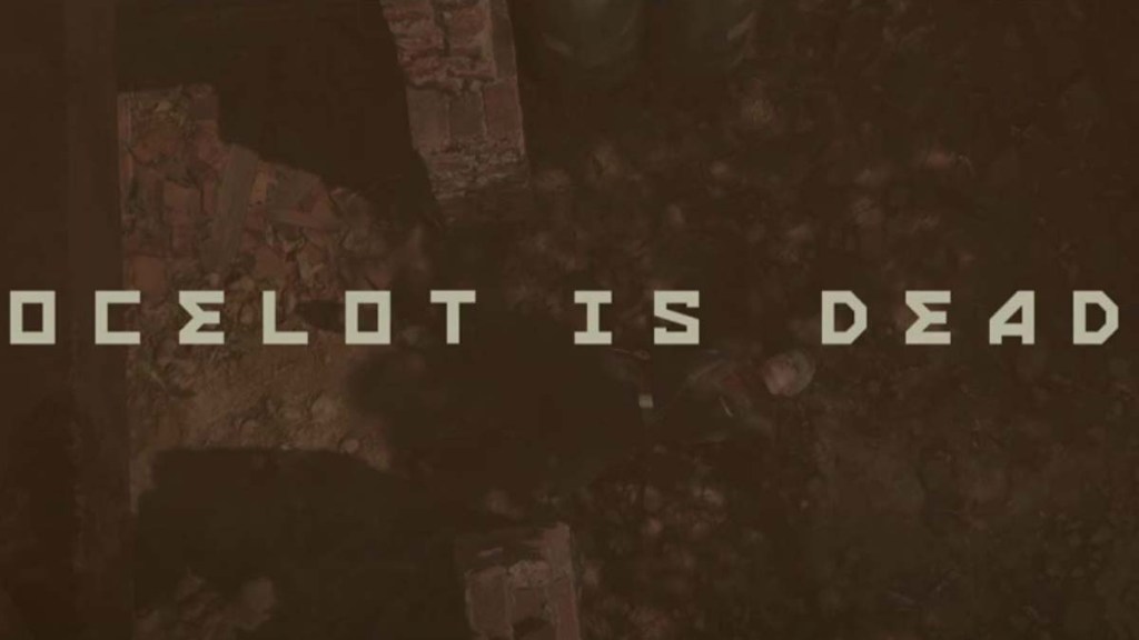 Ocelot's death triggers a time paradox in Metal Gear Solid Delta