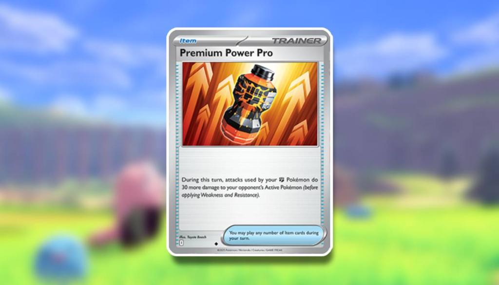 The card Premium Power Pro is visible
