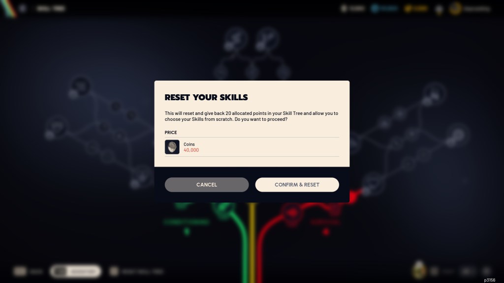 Skill reset in ARC Raiders.