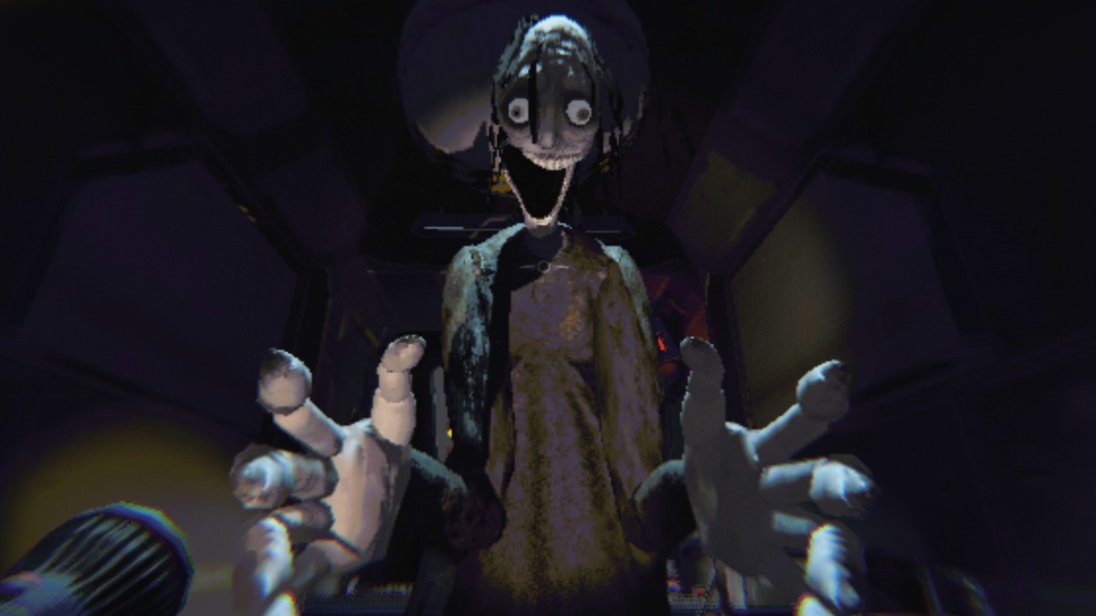 Loom towering over camera, reaching in