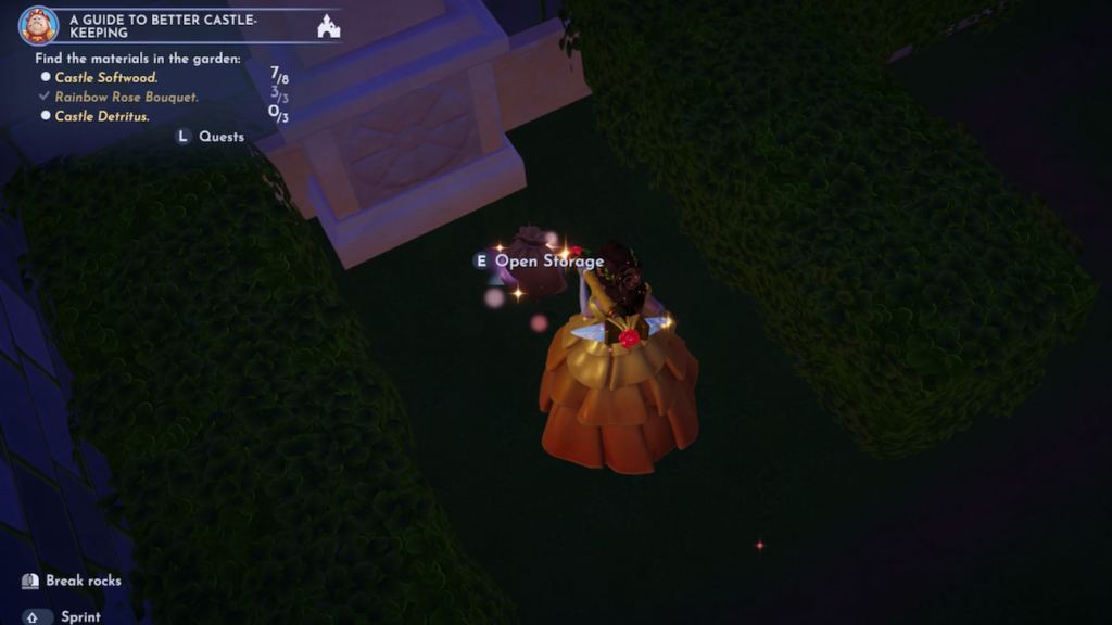 Castle Detritus sack in Disney Dreamlight Valley