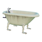 Clawed foot tub in DDV