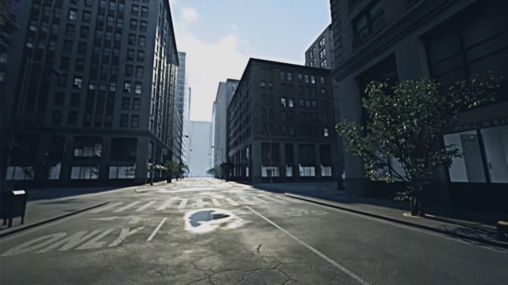 Looking at the empty city in Level 11