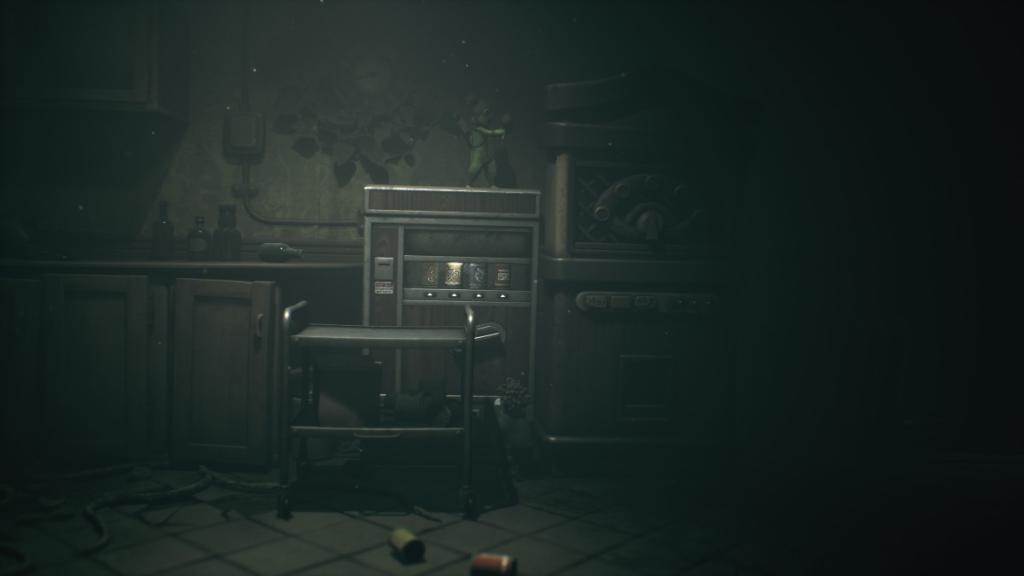 Grabbing the doll off the vending machine in the Institute