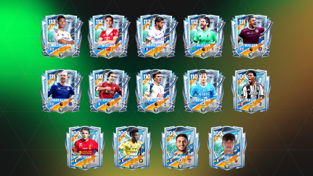 FC Mobile 2nd Anniversary Team 1 cards