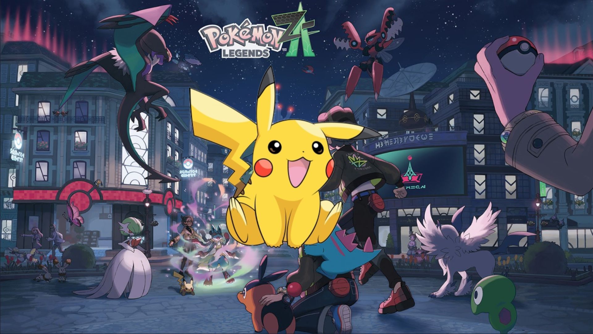 Pikachu on the cover of Legends ZA