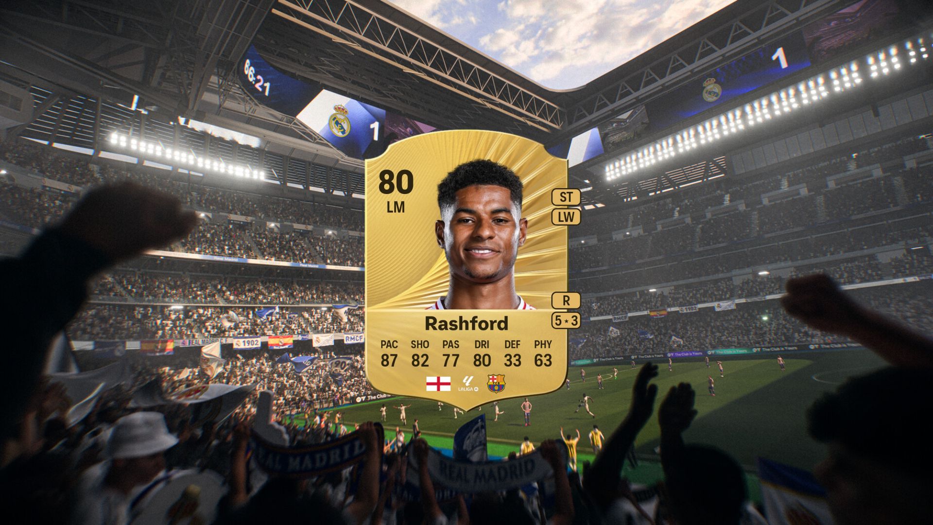 Rashford as one of the best players to use in Born to Shine Evolution in FC 26