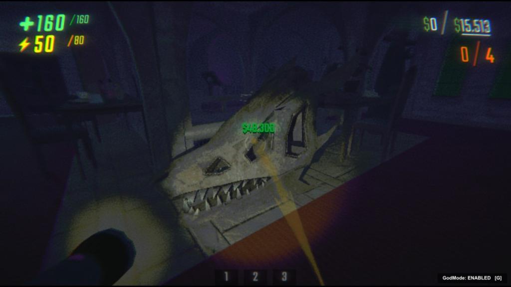 A dragon skull in Swiftbroom Academy