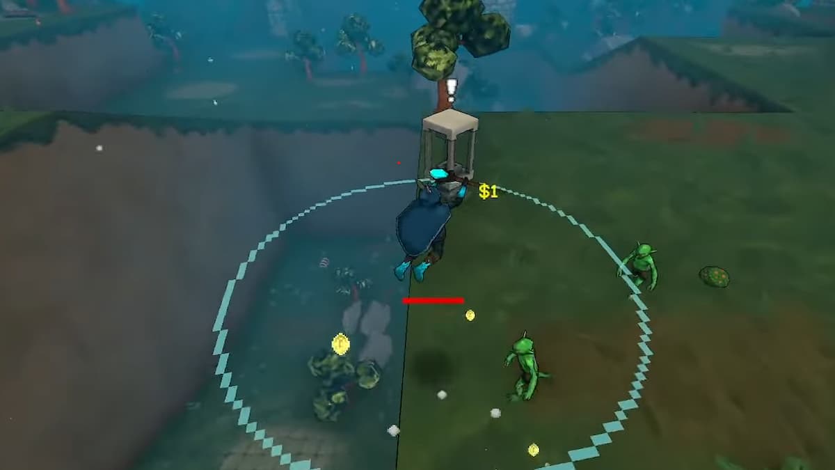 Noelle unlocking a shrine in Megabonk