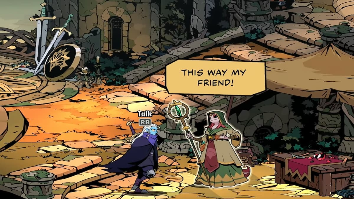 Vikhana the Joyful in your Sanctuary in Absolum