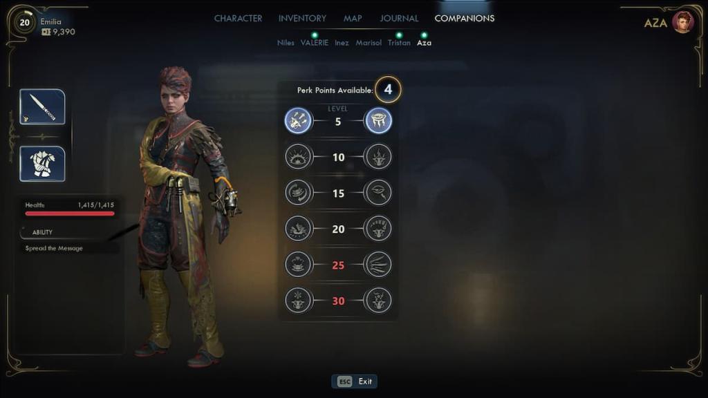 Aza, one of the companions in Outer Worlds 2.