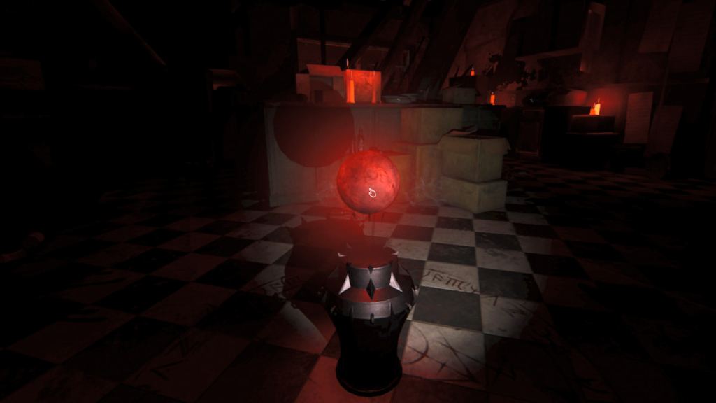 totem on checker floor in phasmophobia