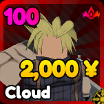 Cloud unit from Anime Rangers X Roblox experience.