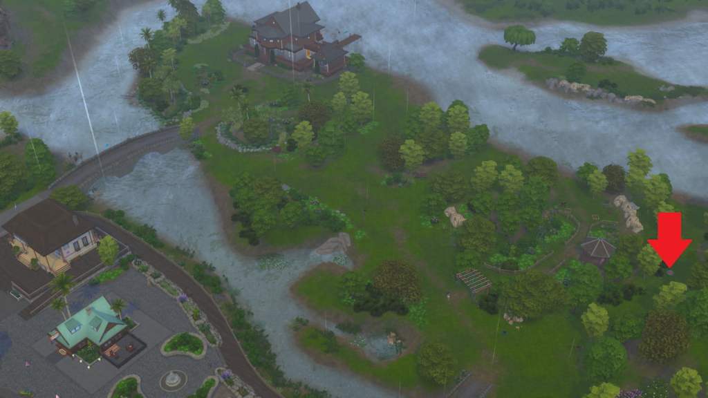 Plumbird Evidence in Crystal Valley marked