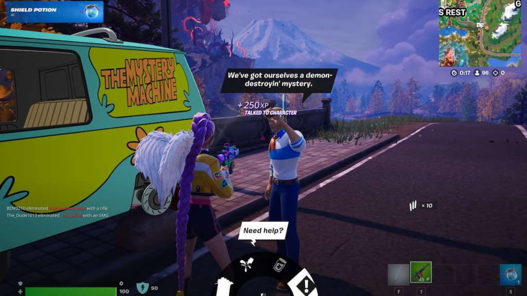 accepting fred's quest in fortnite