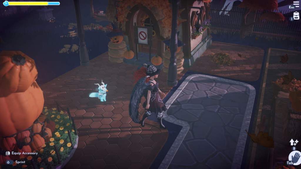 ghost zero fox in disney dreamlight valley