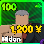 Hidan unit from Anime Rangers X Roblox experience.