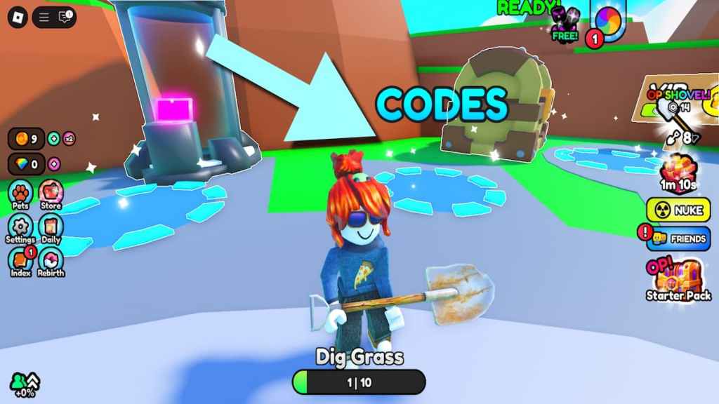 How to redeem Dig 1 Million Blocks codes.