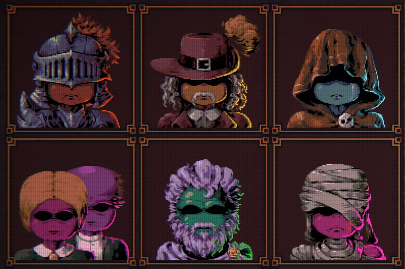 BALL x PIT character select