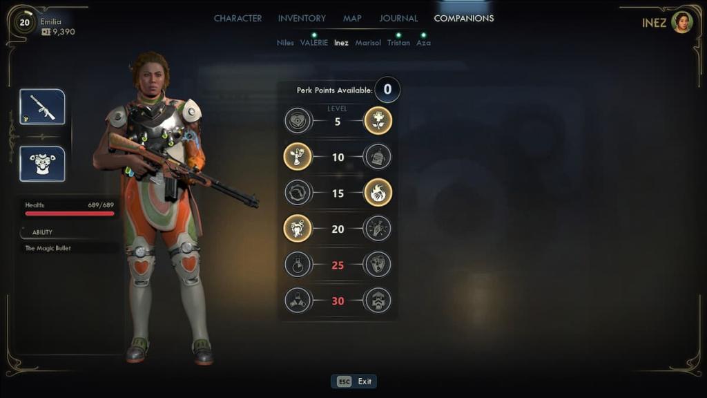 Inez, one of the companions in Outer Worlds 2.