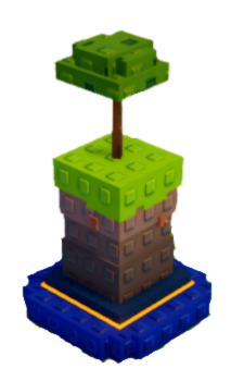 Jungle Biome totem from Plants vs Brainrots Roblox experience.