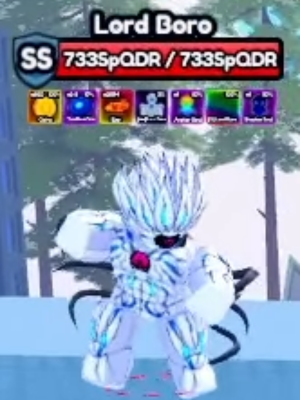 Lord Boro secret boss from Anime Eternal Roblox experience.