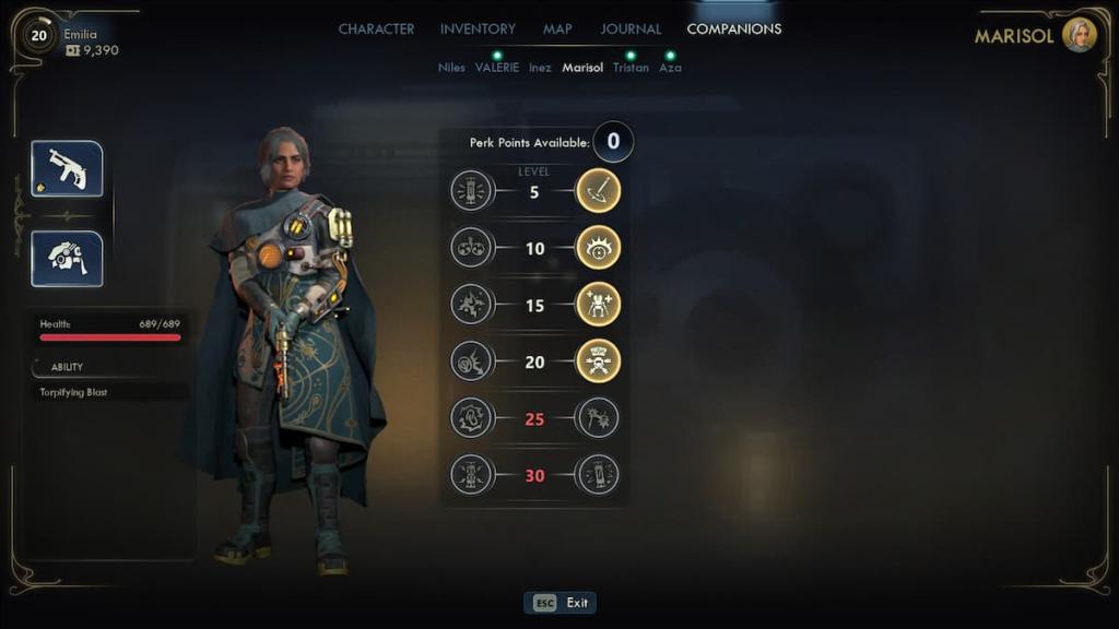 Marisol, one of the companions in Outer Worlds 2.