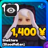 Shelltare (Bloodfallen) unit from Anime Rangers X Roblox experience.