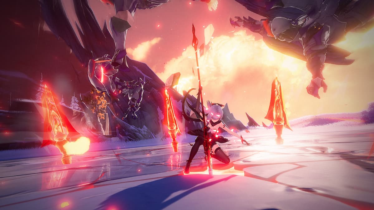 A character fighting in Duet Night Abyss