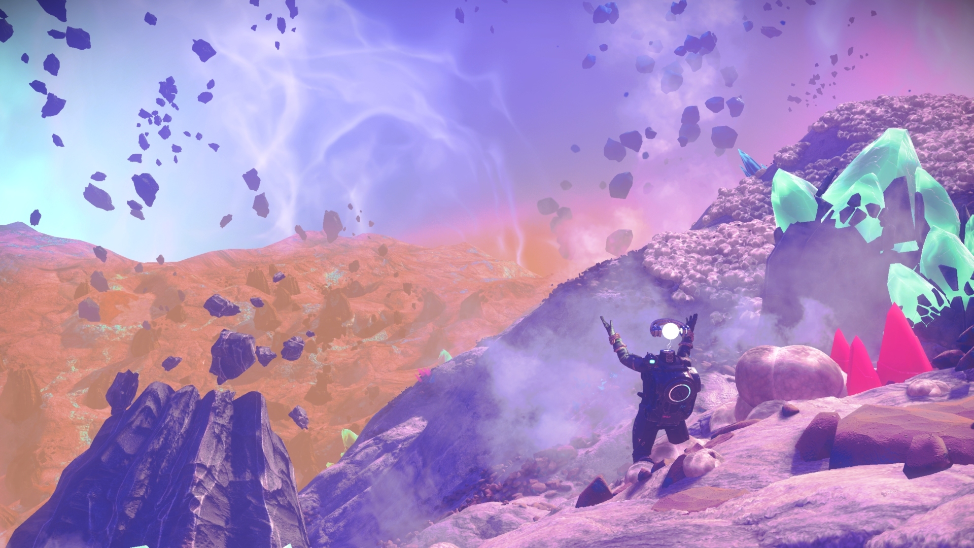 Gas planet in No Man's Sky