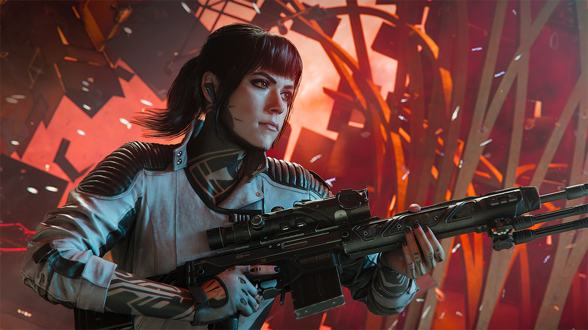 A character in Black Ops 7.