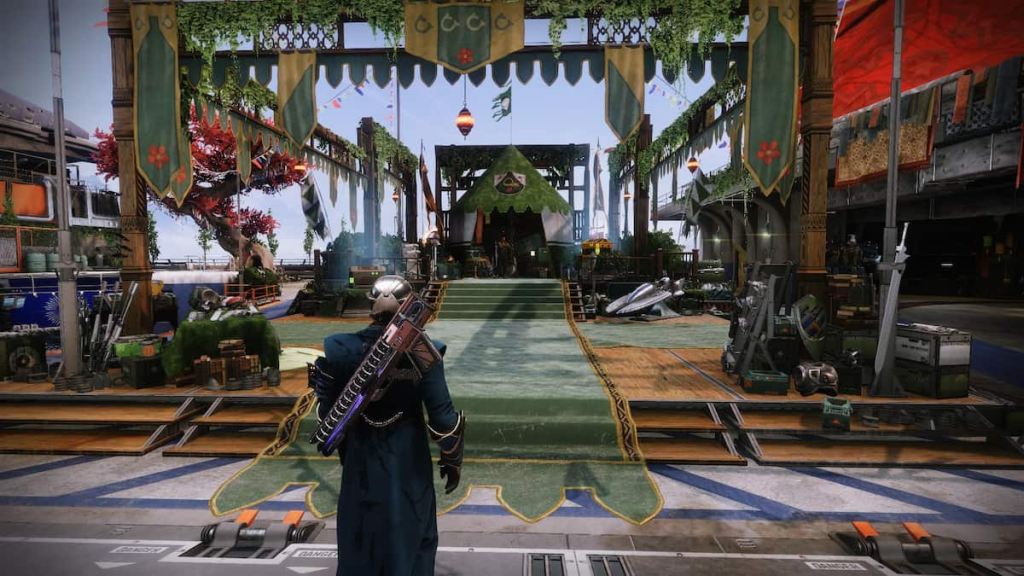 Devrim Kay's spot in the Tower during the Call To Arms event.