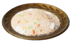 A plate of Fried Rice in Enshrouded.