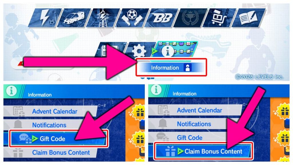How to redeem Inazuma Eleven: Victory Road codes.