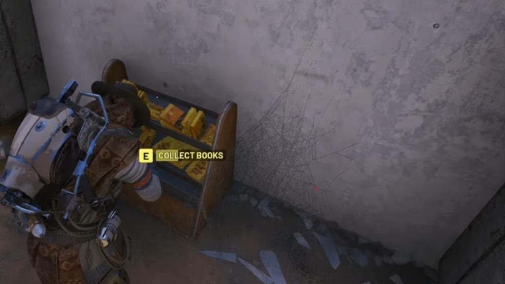 The second book's location. 