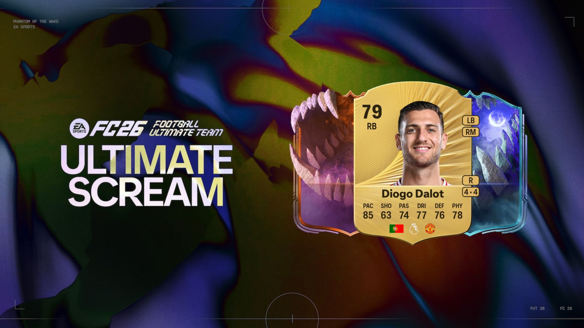 Diogo Dalot's base card in FC 26