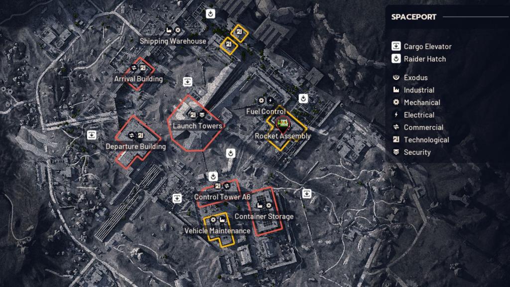 Industrial Batteries location on Spaceport