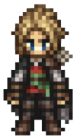 Phenn, a man with long blonde hair that's pulled back in a loose low ponytail in Octopath Traveler 0