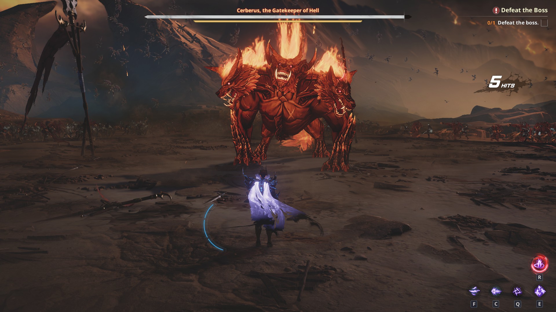 A boss battle in Solo Leveling Arise Overdrive