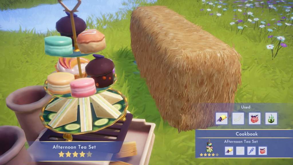 Cooking afternoon tea in diseny dreamlight valley